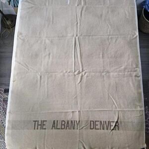 The Albany Denver Antique Wool Pendleton Hotel Blanket